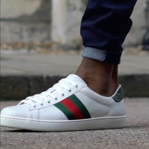 gucci ace white sneakers